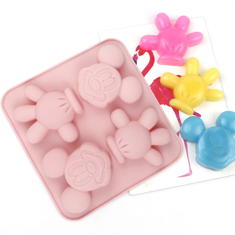 Essential Oil Soap - Mickey Gloves Silicone Cake Mold Handmade