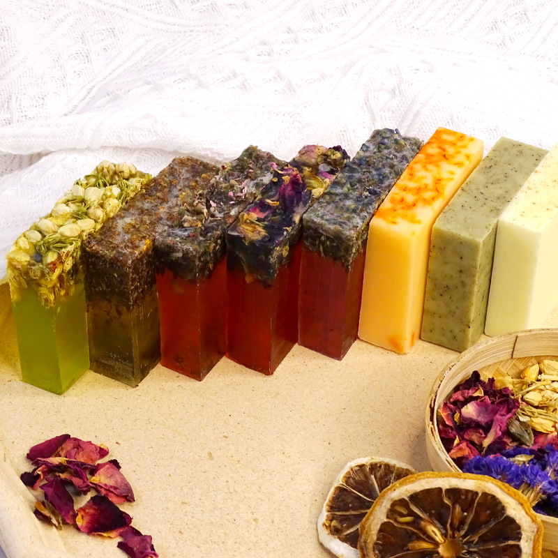 Essential Oil Soap - 8 Types of 80g Flower Handmade