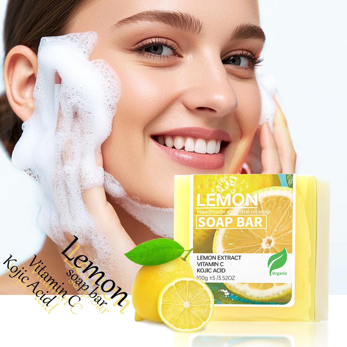 Essential Oil Soap - Lemon essential oil soap, vitamin C