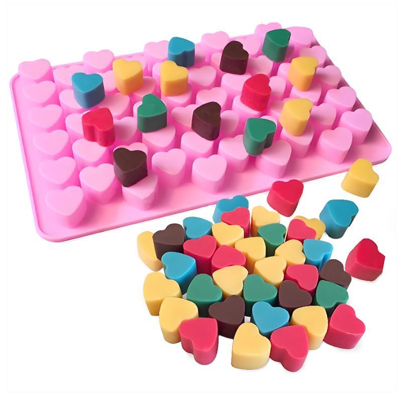 55 Grids Heart Silicone Cake M - Soap Making Gloves recension och pris