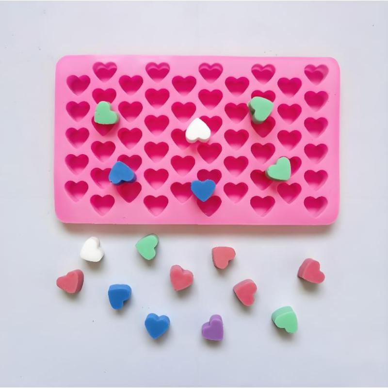 55 Grids Heart Silicone Cake M - Soap Making Gloves recension och pris