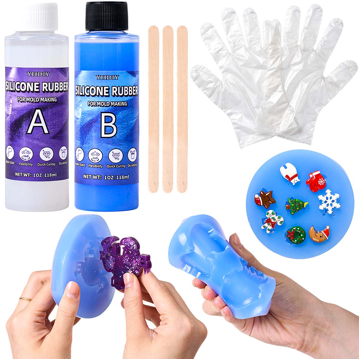 118ml/296ml Silicone Mold Maki - Soap Making Kits recension och pris