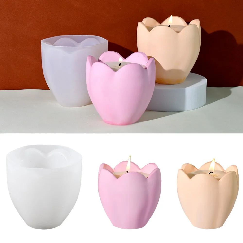 Tulip Candle Holder Silicone M - Soap Making Book recension och pris