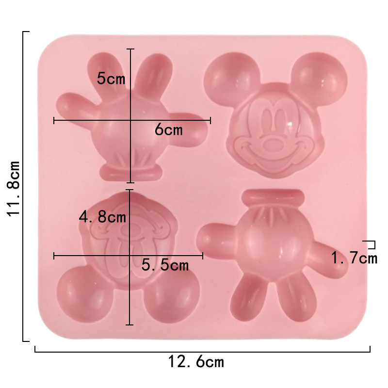 Mickey Gloves Silicone Cake Mo - Essential Oil Soap recension och pris