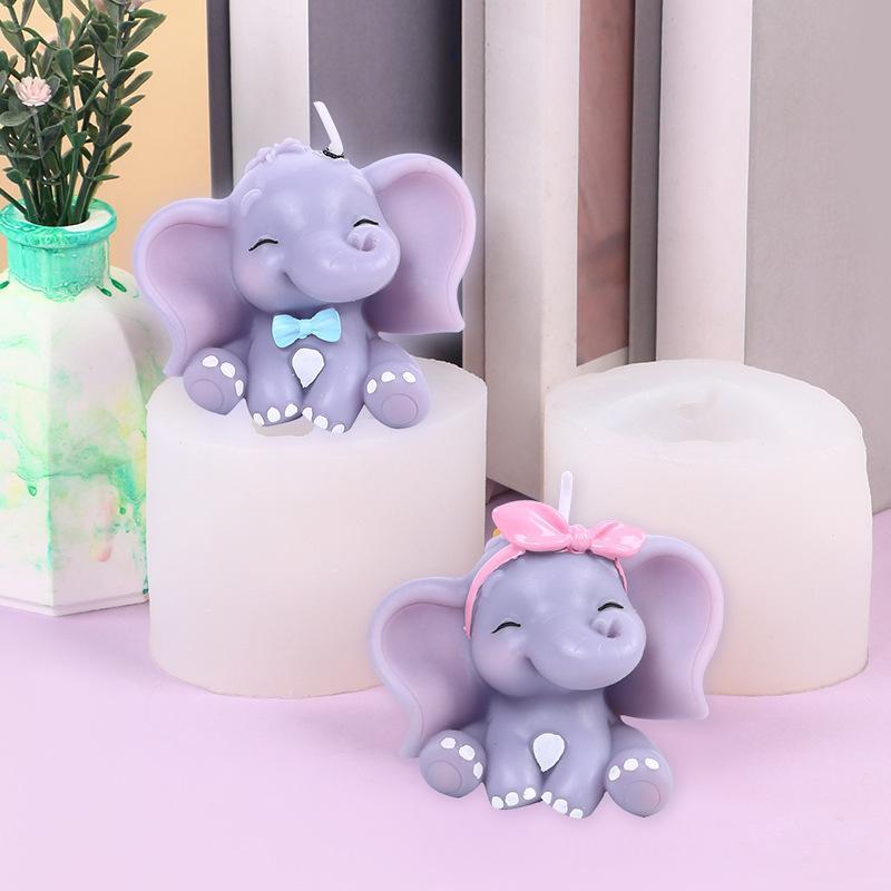 Cute 3D Elephant Silicone Cand - Soap Making Kits recension och pris