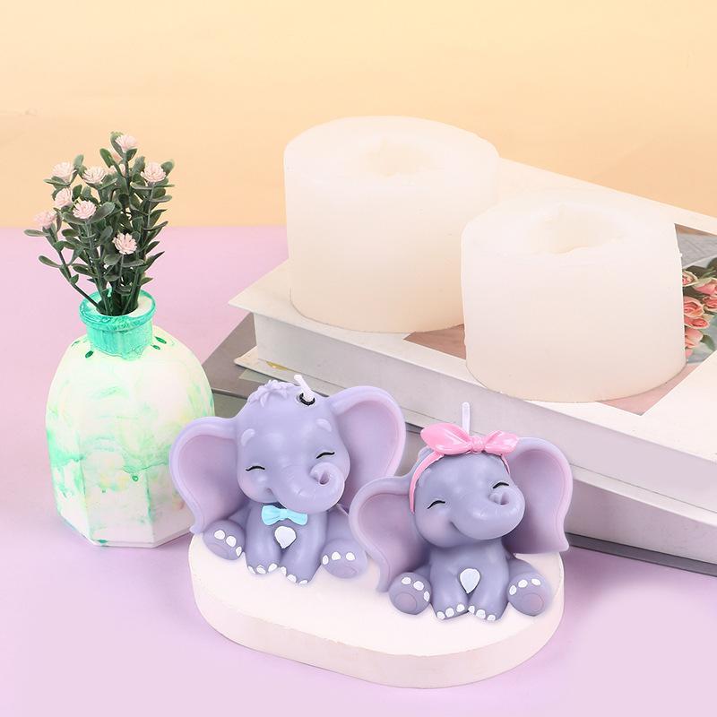 Cute 3D Elephant Silicone Cand - Soap Making Kits recension och pris