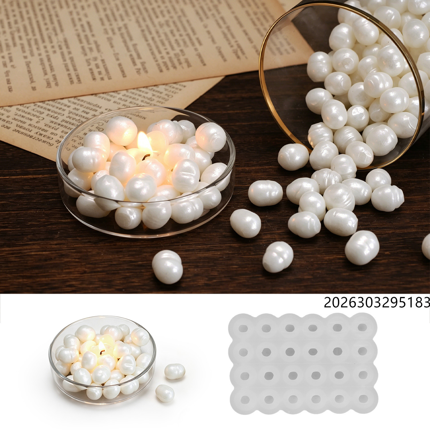 Healing Ocean Pearl Mirror Wax - Soap Making Kits recension och pris