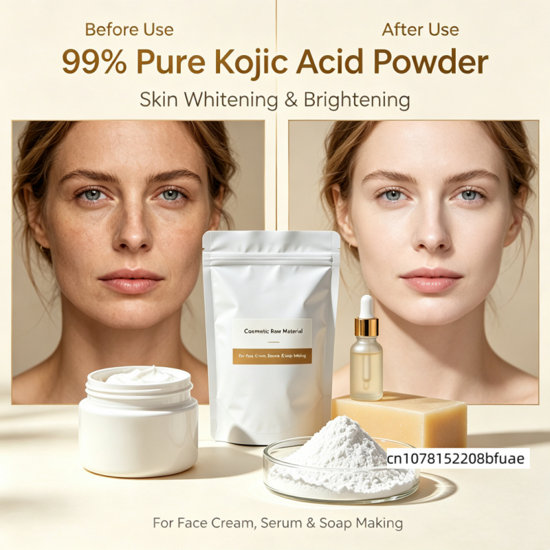 99% Pure Kojic Acid Powder Ski - Soap Making Acid recension och pris