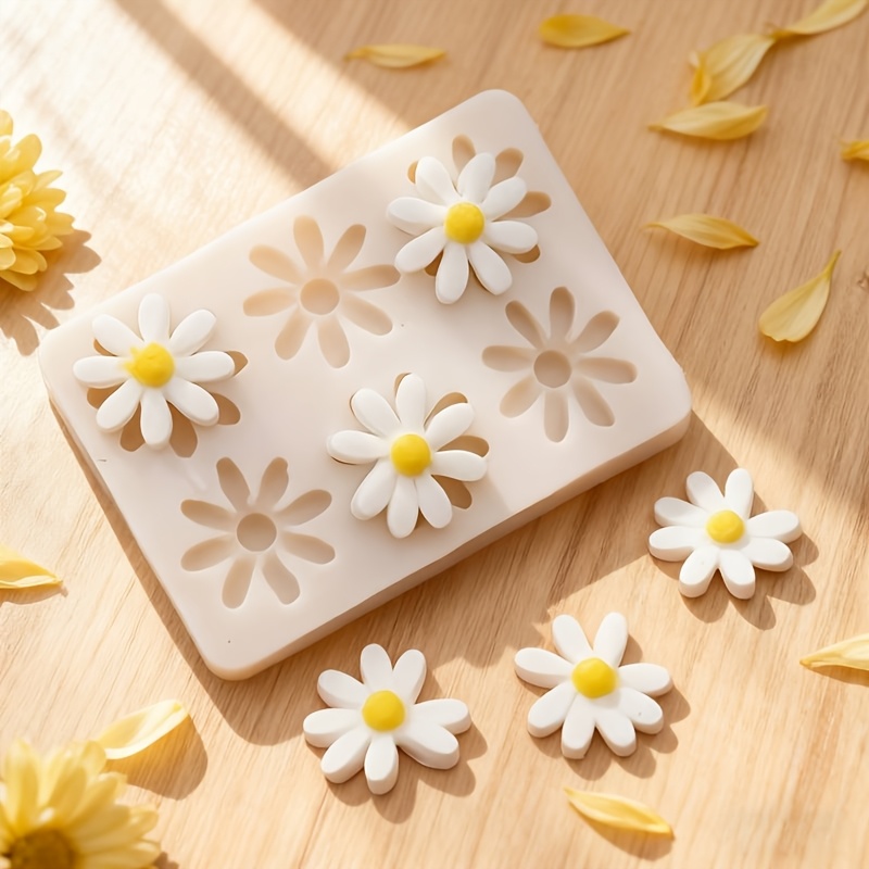 1pc 3D Daisy Sunflower Silicon - Soap Making Kits recension och pris