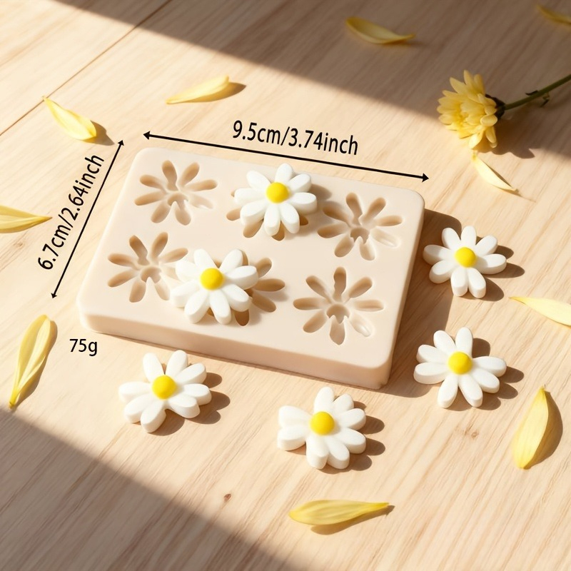 1pc 3D Daisy Sunflower Silicon - Soap Making Kits recension och pris