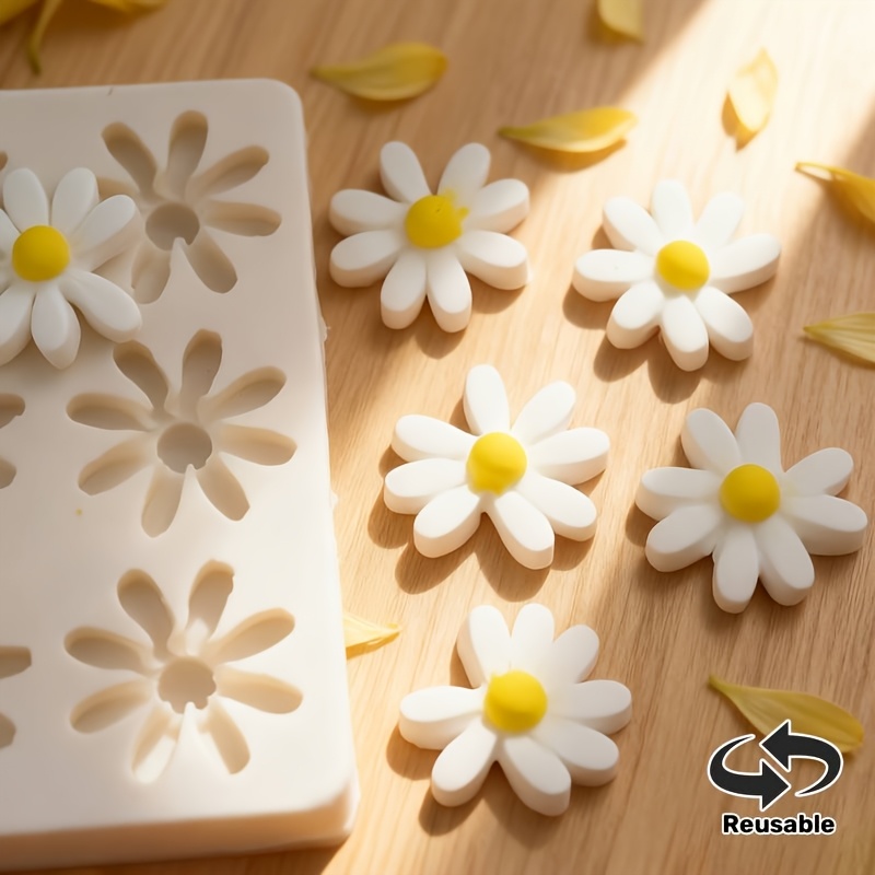 1pc 3D Daisy Sunflower Silicon - Soap Making Kits recension och pris
