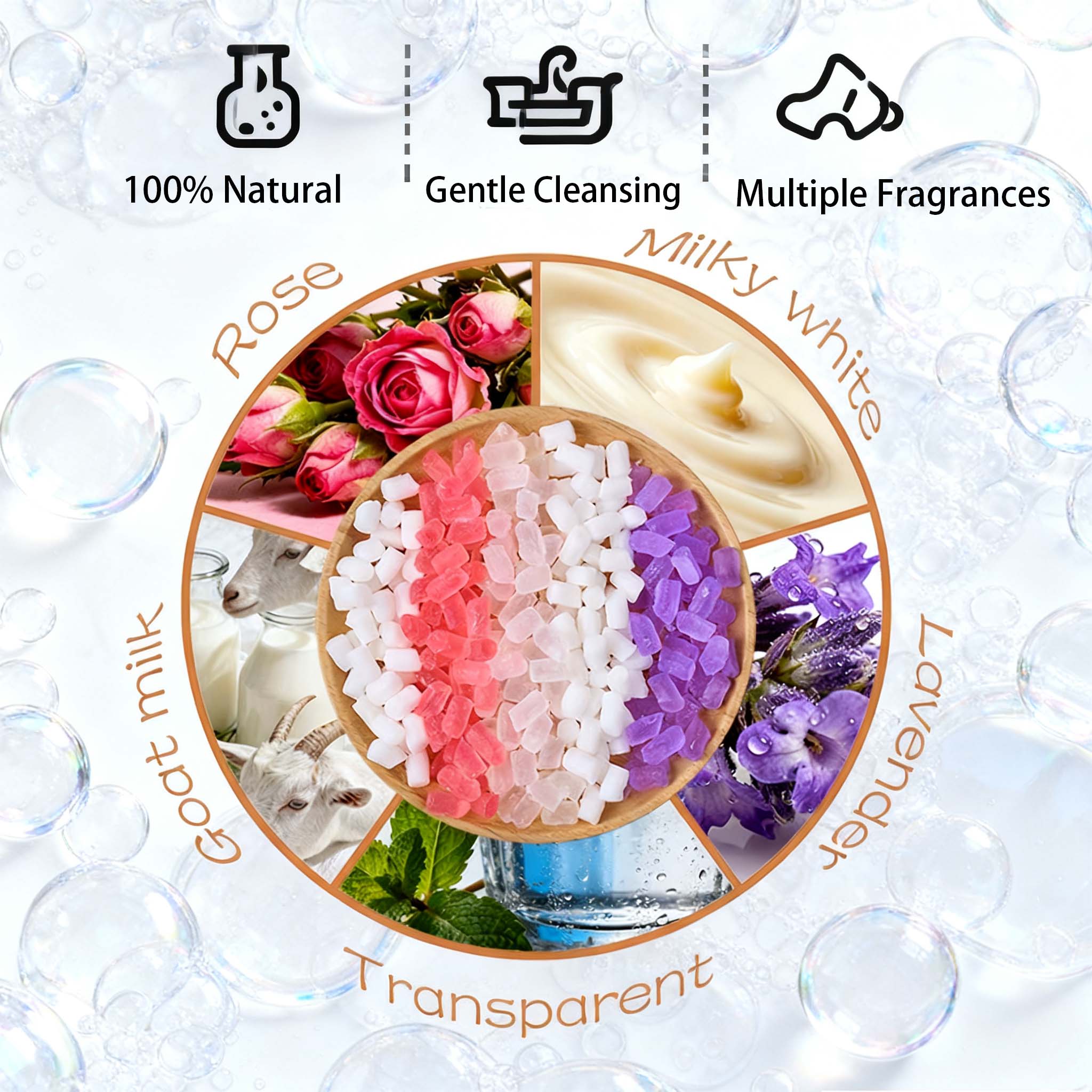 200g Color Soap Base DIY Aroma - Soap Making Goats Milk recension och pris