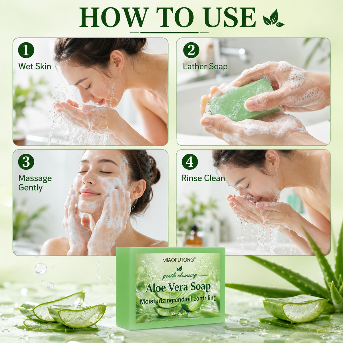 4 In 1 Aloe Vera Handmade Esse - Essential Oil Soap recension och pris