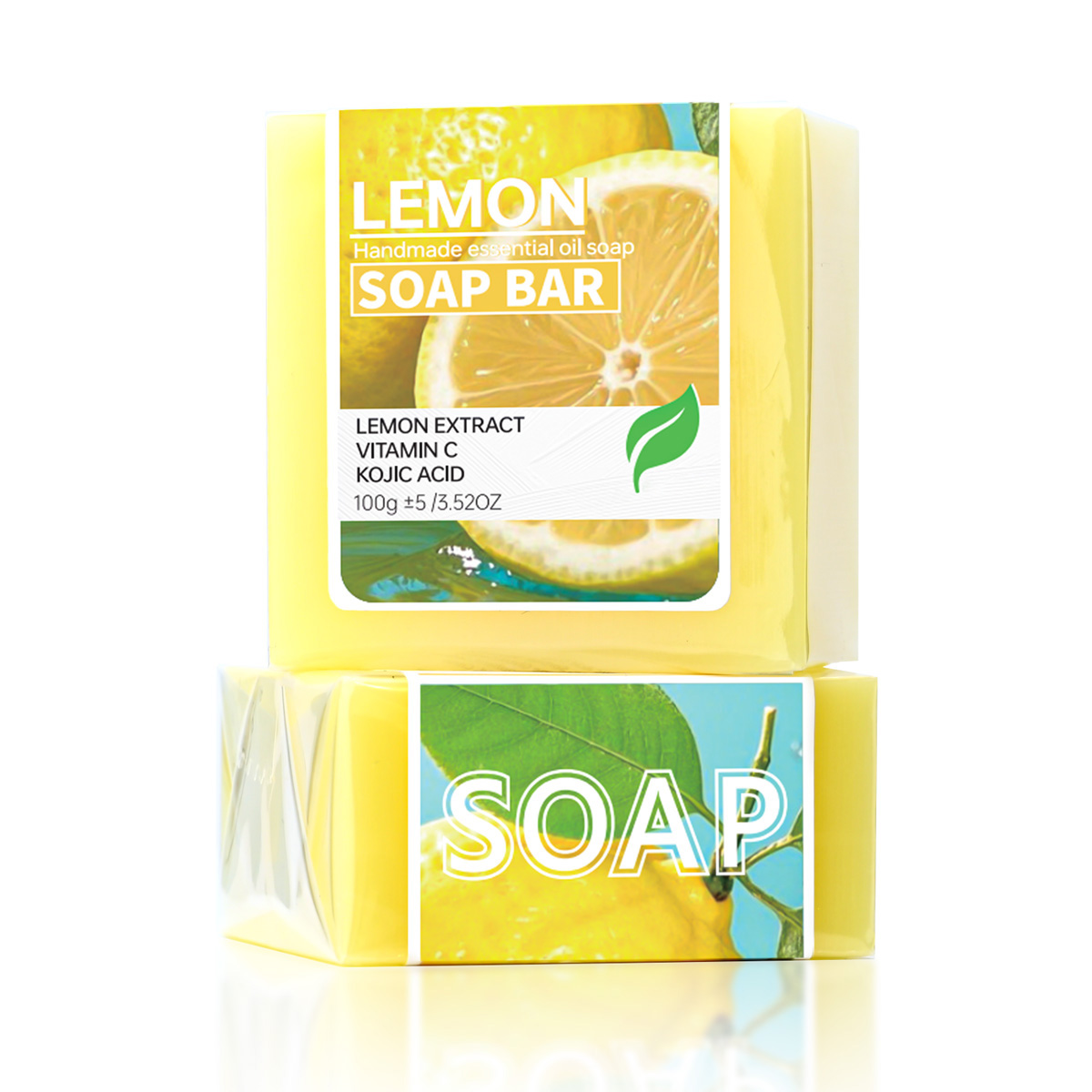 Lemon essential oil soap, vita - Essential Oil Soap recension och pris