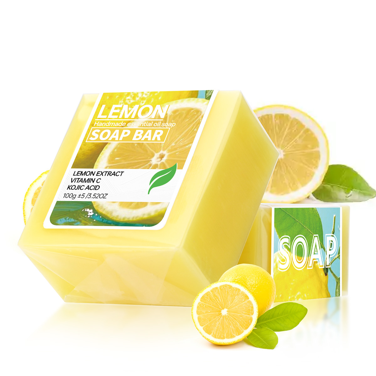 Lemon essential oil soap, vita - Essential Oil Soap recension och pris
