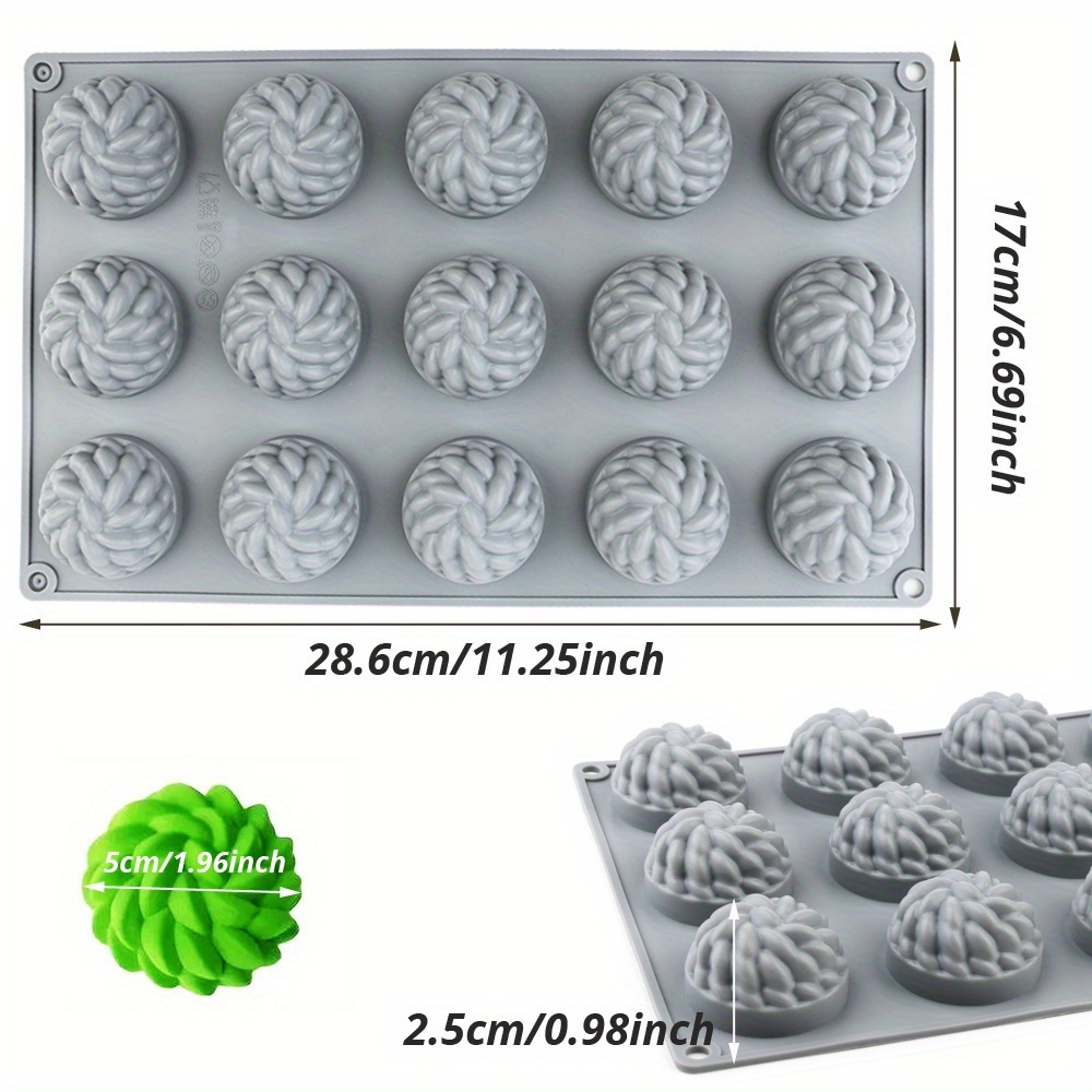 1Pc Cake Mold Santa Ana Floral - Quality Soap Making Kit recension och pris