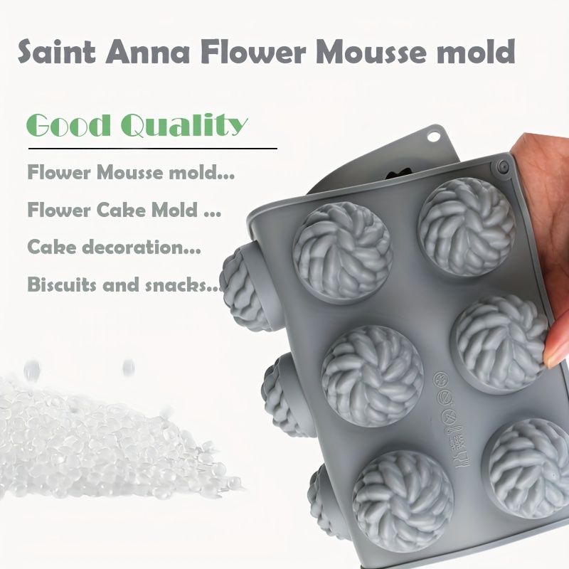 1Pc Cake Mold Santa Ana Floral - Quality Soap Making Kit recension och pris
