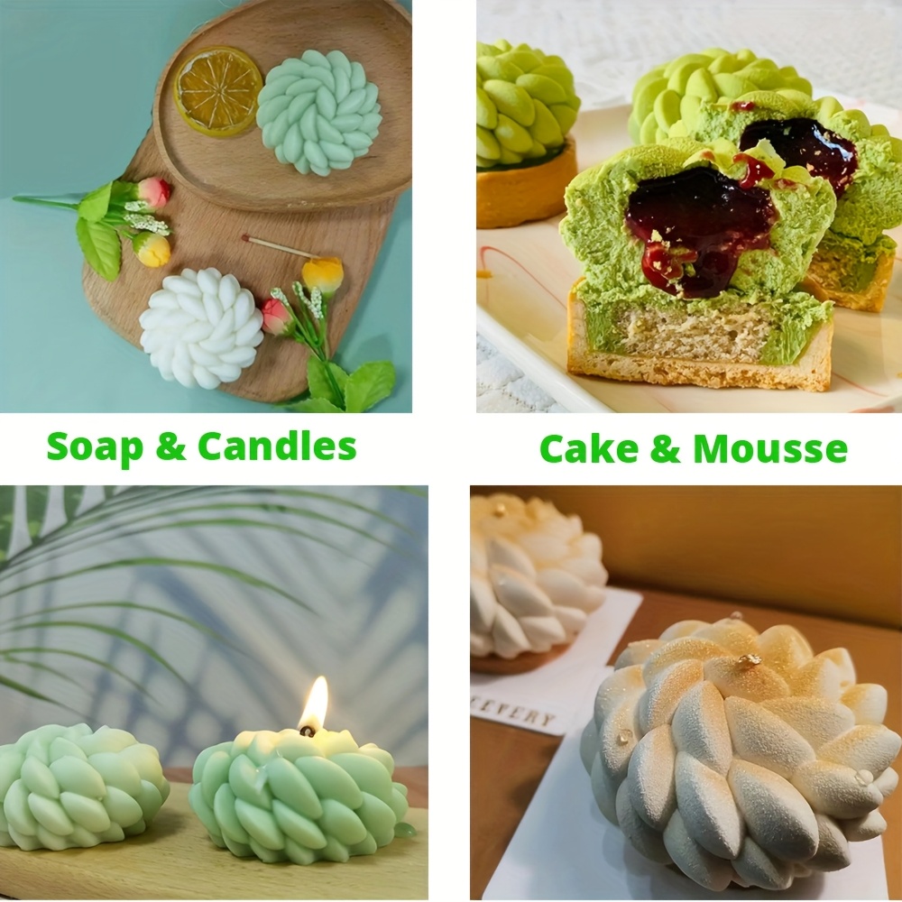 1Pc Cake Mold Santa Ana Floral - Quality Soap Making Kit recension och pris