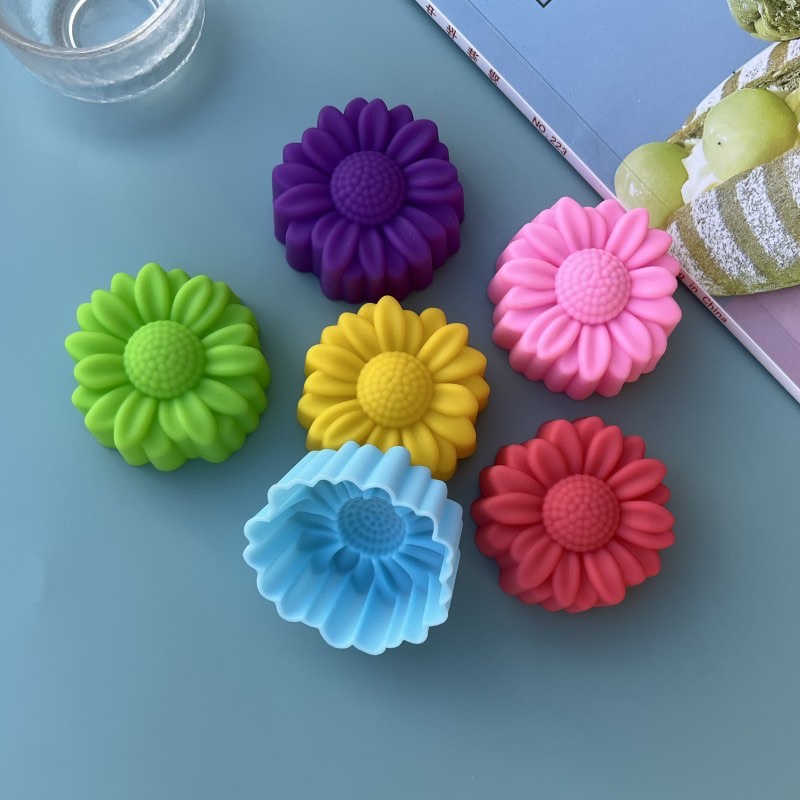 6 Pcs Set Non-Stick Flower Des - Soap Making Kits recension och pris
