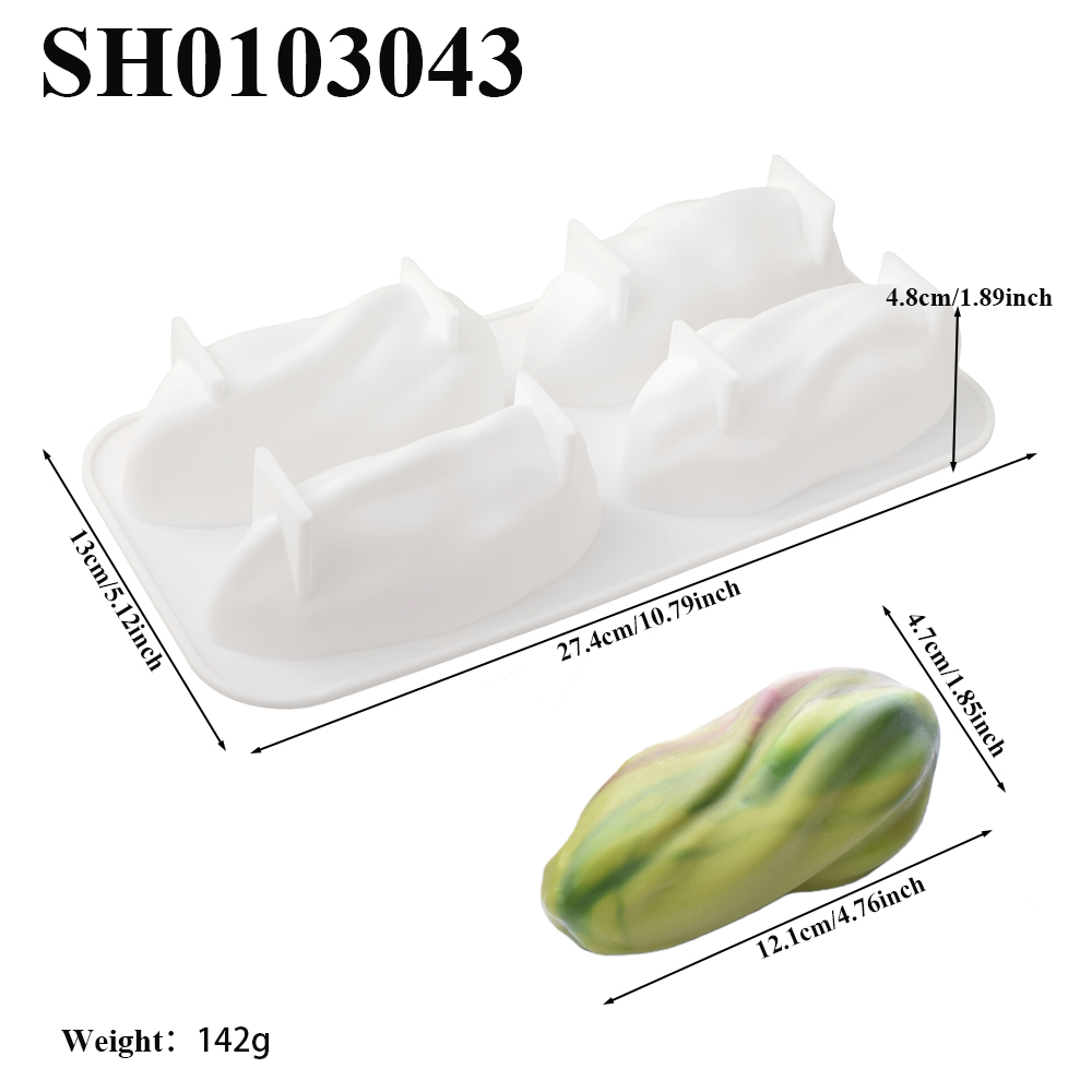 4 or 9-Cell Pistachio Design S - Soap Making Kits recension och pris