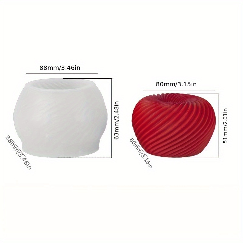 A trendy red apple silicone mo - Soap Making Kits recension och pris