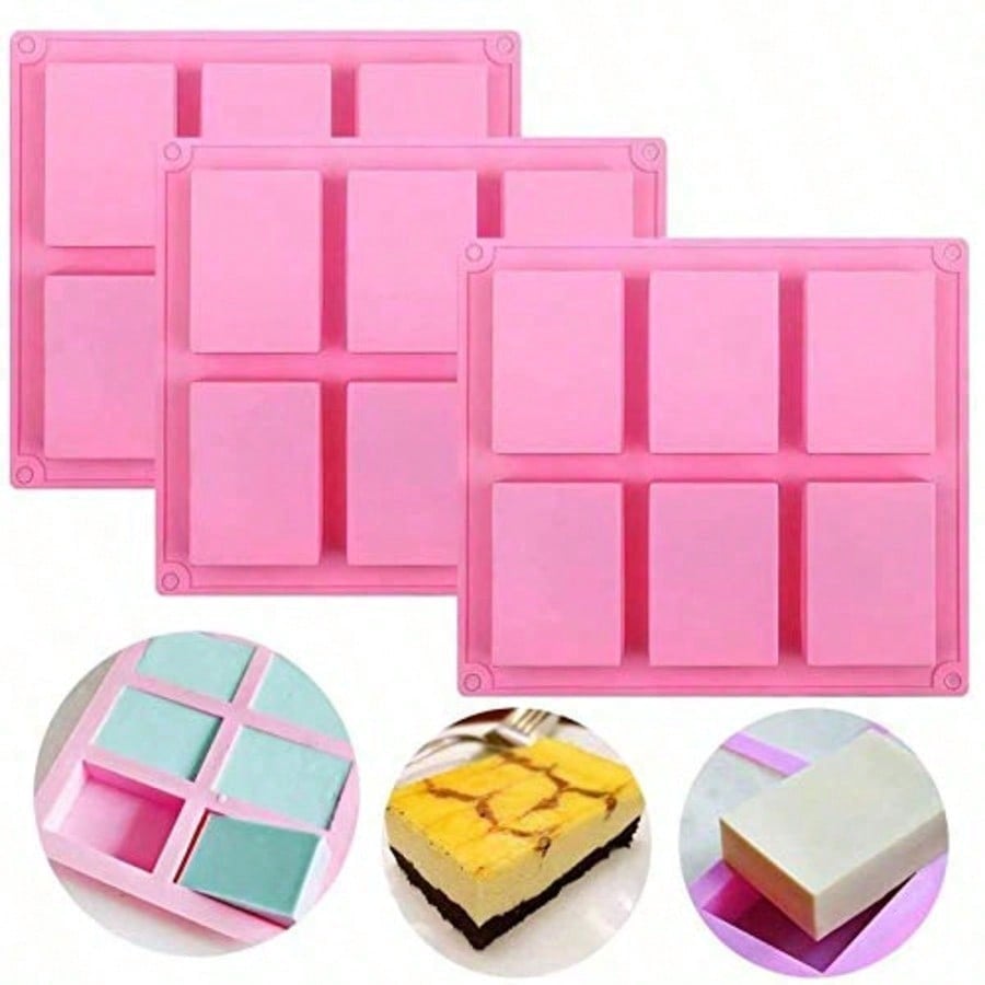 1-2 Pack 6‑Cavity DIY Silicone - Soap Making Gloves recension och pris