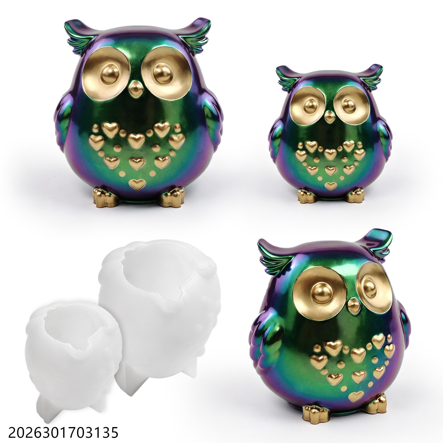 Owl Silicone Mold 3D Bird Shap - Soap Making Kits recension och pris