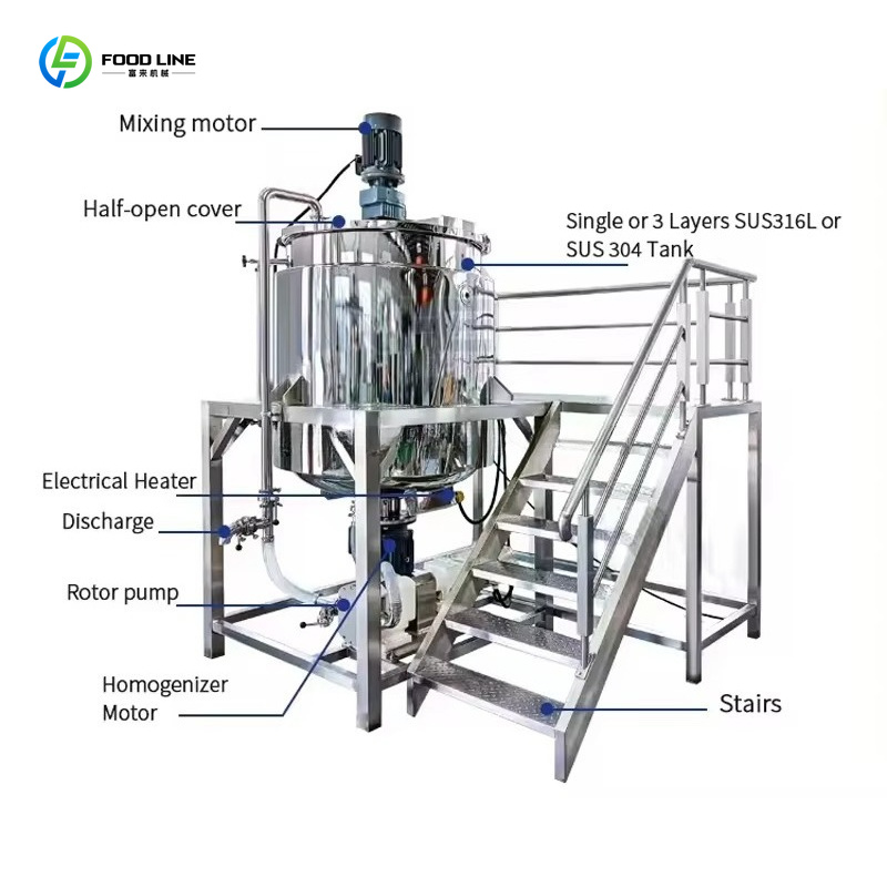 Multifunctional 1000L Mixing T - Soap Making Machine Price recension och pris